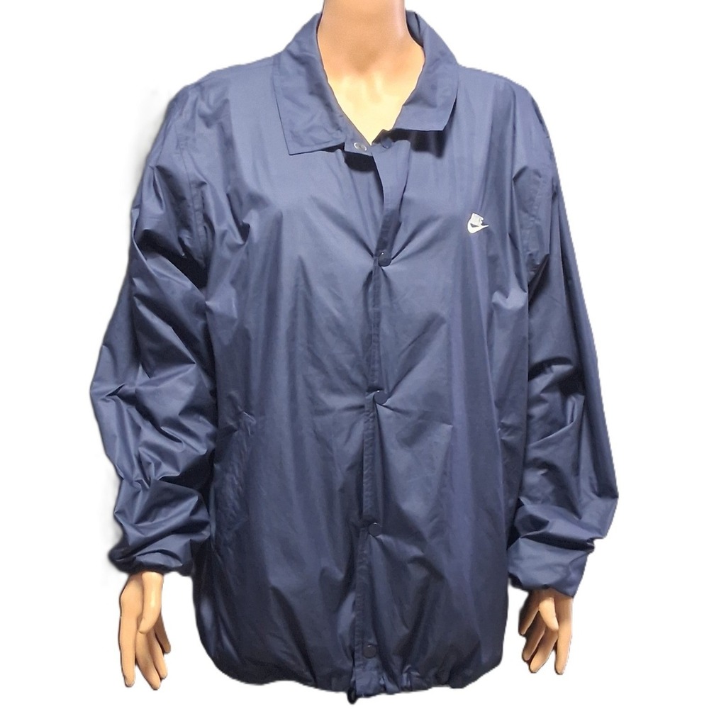 Nike Men's Lightweight, Lined, Jacket, Navy Blue, Large